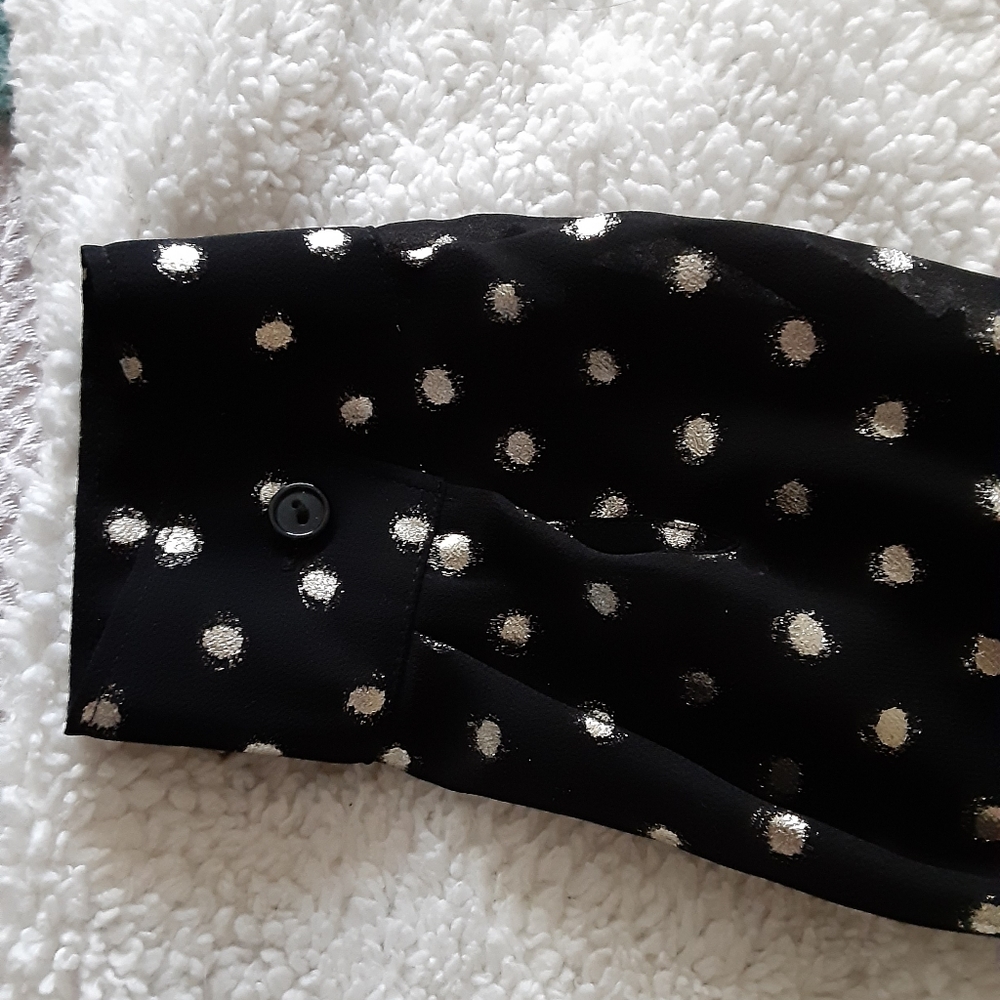 Sheer button down blouse - Picture 4 of 7